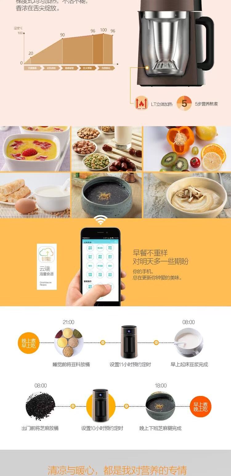 Joyoung / Jiuyang không xỉ chính thức thông minh soymilk cửa hàng chủ nhà đặt phòng chính hãng tự động may lam sua