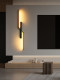 All-Copper Wall Lamp for Living Room Background Wall 2026 New Minimalist Long Strip Creative Personality Art Bedroom Bedside Lamp