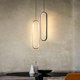 Bedside Pendant Light, Modern Minimalist Light Luxury Style, Long Line Ambient Light, Internet-Famous All-Copper Minimalist Bedroom Bedside Table Small Pendant Light