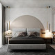 All-Copper Bedside Pendant Light, Modern Minimalist Bedroom, Minimalist Internet Celebrity Designer, Light Luxury Living Room Background Wall Small Pendant Light