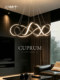 Starburst All-Copper Living Room Chandelier, Italian Designer Minimalist Living Room Lamp, Light Luxury 2026 New Model, High-End Lighting Fixtures