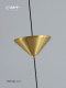 All-Copper Italian Minimalist Floor Lamp Hourglass Chandelier Living Room Tv Wall Next to Sofa High-End Atmosphere Light