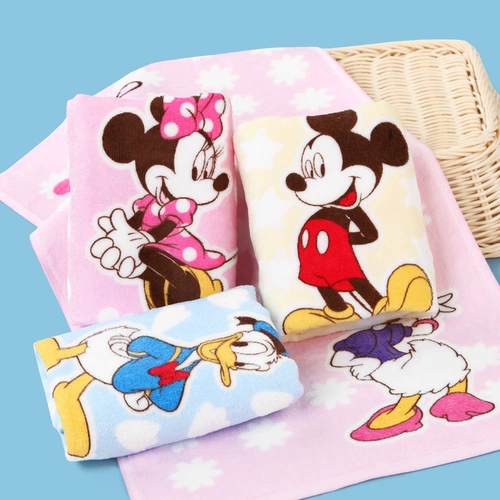 Дисней, мультяшное хлопковое детское банное полотенце для умывания для мальчиков, «Холодное сердце»