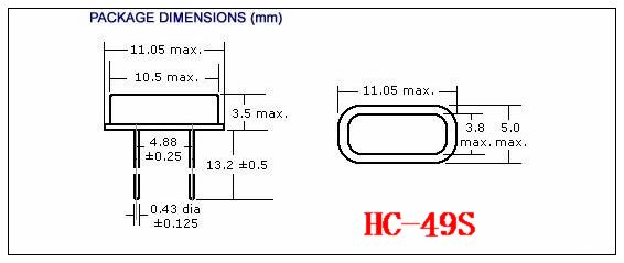 HC-49S 直插无源晶振12MHZ 晶震 26M 16M 20M 32M 11.0592M-阿里巴巴