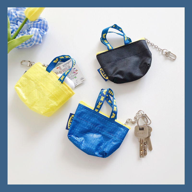 Japan-ROK Creative Headphones Cashier Bag Cute Data Bank Bank Card Mask Containing Bag Mini-Key Zero Wallet Woman