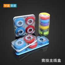Huayi silicone main Wire box winding Spool Fishing line set box fishing multi-function fishing line winding reel storage shaft Special