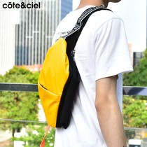 coteciel leisure travel single shoulder backpack tide ins brief and light diagonal satchel