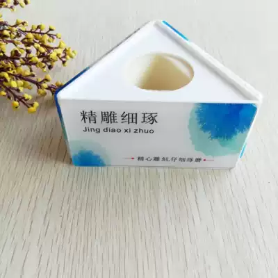 Black and white triangle logo box news interview microphone standard news TV microphone box card set logo customization