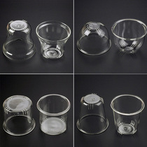  Glass tea drain Glass cover liner Teapot accessories Matching pot lid Cup cover liner Third wave