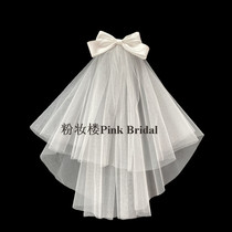 Bow Tie Wedding Collar Certificate Valentines Head Yarn Photography Brigade Photo Headwear Bride Themed White Soft Dresses Sembles