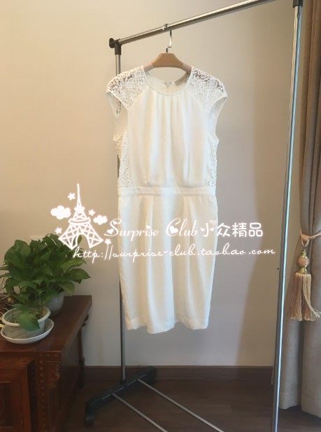 Law GD Home True Silk Splicing Lace Fairy women's dress 200629003