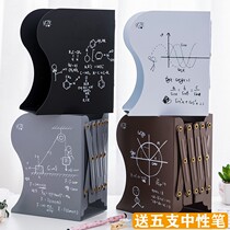 Students use high school table three-grid desktop storage rack telescopic simple book stand large creative bookshelf