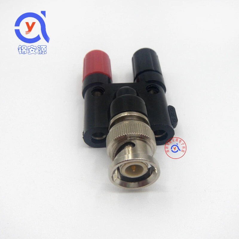 BNC (public) swivel banana plug (mother) BNC swivel double row post head 4mm banana socket adapter H-7008