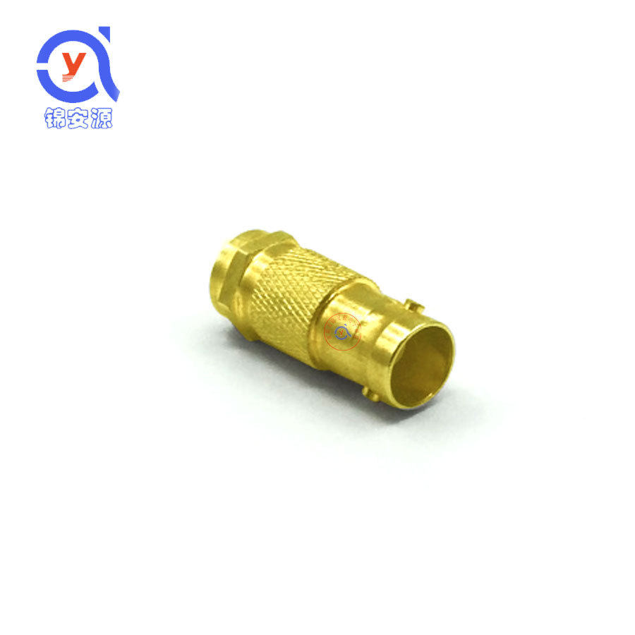 English made F public head transfer TV9 5 female head cable connector with box adapter radio frequency extension F head