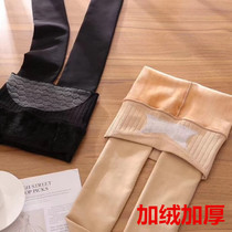 Light leg artifact plus velvet thickened without hook silk thickened natural skin tone abdomen enjoy thin pantyhose fashion high quality