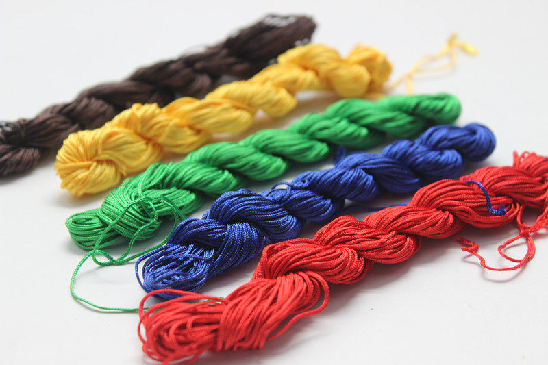 Bead rope Rosary thread Ordinary thread Colorful thread No elasticity