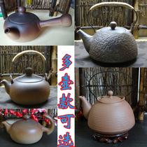Home Burning Water Cooking Tea Pottery Pot Retro Tiliang Large Teapot High Temperature Resistant Coarse Pottery Pot Electric Pottery Stove Carbon Furnace Gas Available