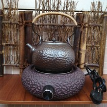 Home Electric Pottery Stove Ceramic Tea Set Cooking Teapot Careless Cooking Tea Machine Burning Water Hiti Teapot Teapot Heating Bubble electric tea stove