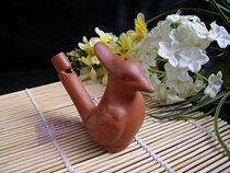 Red Clay Purple Sand tea Whistle Waterfowl Ceramics Small Birds water sentry music bugu birds with purple sand tea spotting pieces