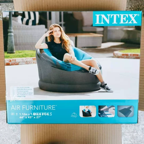 Intex, круглый надувной складной диван, увеличенная толщина