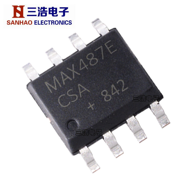 电子工程师必看！MAX487ECSA 美信MAXIM SOP8贴片 RS-485 线路驱动器接口收发器IC，工业通信的“定海神针”🚀_集成电路 ...