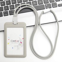 Hanging card staff card round rope lanyard bus work card work card card cover card with bus telescopic Rice