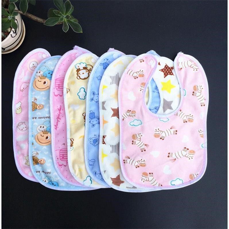 5 baby small children saliva towels for eating good washing baby neck small surrounding pocket waterproof baby breast-feeding bib