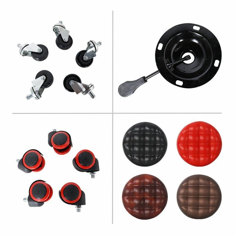 Beauty Stool Accessories Bar Stool Lift Swivel Pulley Wheels Foot Nail Hairdressshop Bar Chair Small Swivel Chair Gas Rod