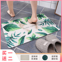 Diatom mud absorbent board foot mat bathroom quick-drying non-slip Mat toilet door diatomaceous earth mat seaweed mud mat