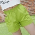 Mùa hè mới quần short màu rắn nữ Xia Xin cỡ lớn kẹo màu cotton rộng rãi quần short giản dị Hàn Quốc quần nóng - Quần short