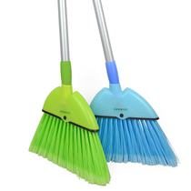 Retractable long handle soft hair broom broom extended big broom home sweeping magic broom non-stick hair