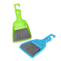 Japanese mini broom dustpan set desktop small broom computer home pet pick up stool cleaning shovel