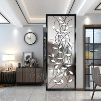 Modern minimalist light and luxurious glass screen Mobile partition Living room Decorative Bedroom Shelter for starters Xuanguan Home Nordic