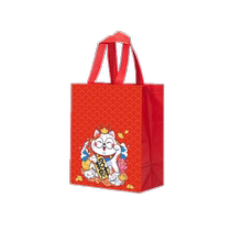 New Year Gift Bag 2024 New Spring Festival Year of the Dragon Non-Woven Handbag Customized Gift Yuan Packaging Bag Dan Gift Bag