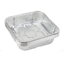 Air fryer special tin foil tray square tin foil basin oven household baking aluminum foil box baking tray tin foil bowl