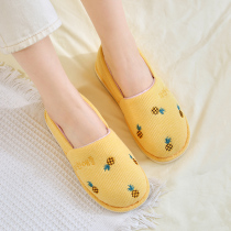 yue zi xie spring and autumn bao gen postpartum maternity shoes autumn 10 october fen 11 soft autumn and winter antiskid maternal slippers