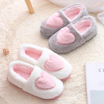 Moon shoes in winter with velvet after bag heel non-slip pregnant womens shoes autumn and winter soft bottom 11 months 12 warm maternal slippers