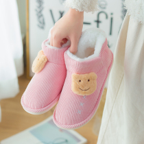 High Moon shoes winter bag with postpartum plus velvet pregnant women autumn and winter warm non-slip 11 months 12 maternal slippers