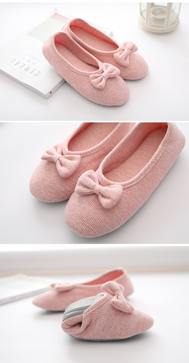 Autumn and Winter Indoor Pure Cotton Maternity Confinement Shoes — 13
