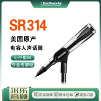 Американская коренная земляная работа SR314 Руковочная сцена маленькая вибрационная пленка человеческий звуковой конденсатор микрофон форма сердца