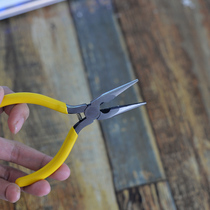 Dreamcatcher net handmade pointed nose pliers small multifunctional manual DIY pliers 4 5 inch hand pliers tool pliers household accessories