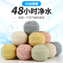 Fish tank filter material nitrification bacteria House filter material ceramic ring nano quartz ball filter fish pond culture filter material