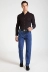 Quần jean nam chính hãng trung niên mùa thu và mùa đông dày cotton thẳng cao eo lỏng lẻo quần trung niên không co giãn quần tây Quần jean