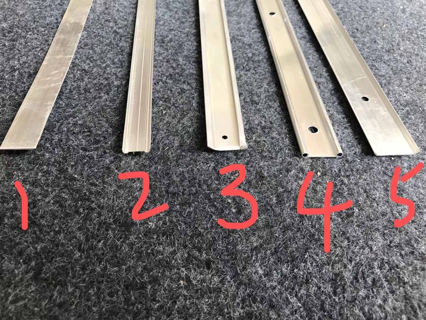 Waterproof coil strip aluminium alloy layering coil coiled material closing press edge wall press edge strip U type