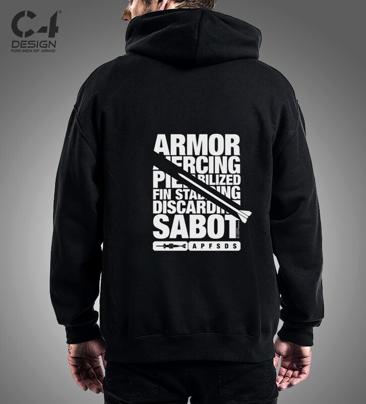 Tail Stabilizer, Shell-Ejecting Armor-Penetrating Projectile, Apfsds Tank Shell, Hooded Sweatshirt with Free Shipping Tail Stabilizer, Shell-Ejecting Armor-Penetrating Projectile, Apfsds Tank Shell, Hooded Sweatshirt with Free Shipping