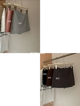 (WGWE) Spring and summer short low-waist hip-covering culottes for women pure lusty style slim and versatile skirt