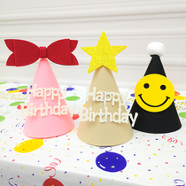 ins baby childrens birthday hat adult tennis red party to blame for a photo felt hat party hat party hat