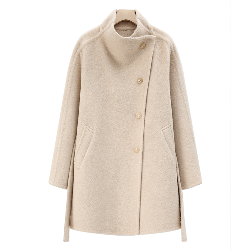 Mid-Length Baby Camel Wool Coat, Autumn and Winter Thickened, Light Luxury, 100% Camel Wool Double-Sided Woolen Bathrobe Coat Mid-Length Baby Camel Wool Coat, Autumn and Winter Thickened, Light Luxury, 100% Camel Wool Double-Sided Woolen Bathrobe Coat