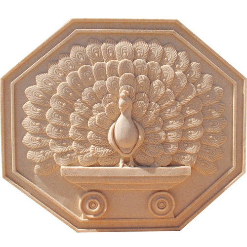 Результат рельефа из песчаника Фоины Фоны Стена Вилла двор Общественный парк Внешний украшение стены Песчаной Рок забор павлин доска