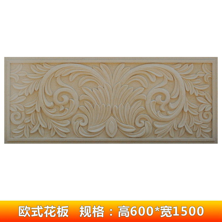 Sandstone Reliefs Mural Villa Sprinkle Wall Sculpture Flower Door Head Background Wall Decoration Exterior Wall Eurostyle Flower Board